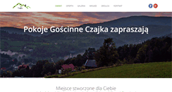 Desktop Screenshot of pensjonat-czajka.pl